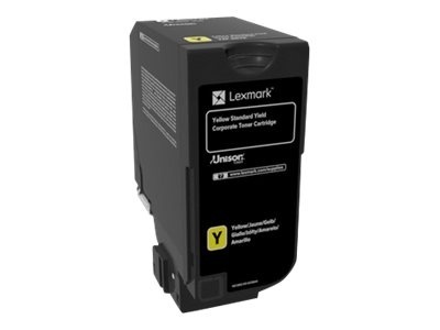 Lexmark Corporate | 74C2SYE | Laser Toner Cartridge | Yellow