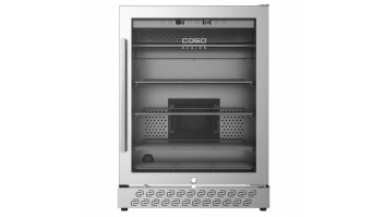 Caso | Dry aging cabinet with compressor technology | DryAged Master 125 | Energy efficiency class Not apply | Free standing | Bottles capacity Not apply | Cooling type  Compressor technology | Stainless steel