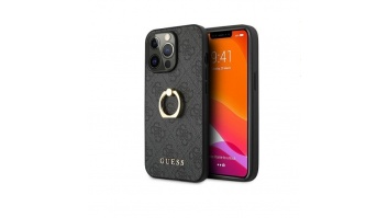 Guess GUHCP13L4GMRGR iPhone 13 Pro / 13 6,1" szary/grey hardcase 4G with ring stand | GUESS