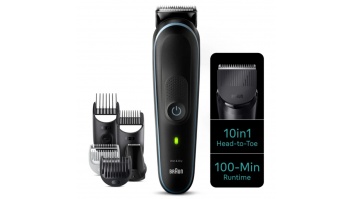 Braun | All-in-one trimmer | MGK5445 | Cordless | Number of length steps 13 | Black/Blue