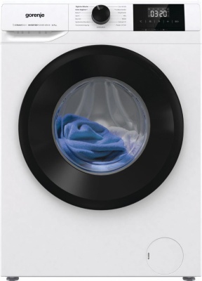 Gorenje Washing machine | W3NGPI72SBS | Energy efficiency class B | Front loading | Washing capacity 7 kg | 1200 RPM | Depth 43.5 cm | Width 59.5 cm | Display | LCD | Steam function