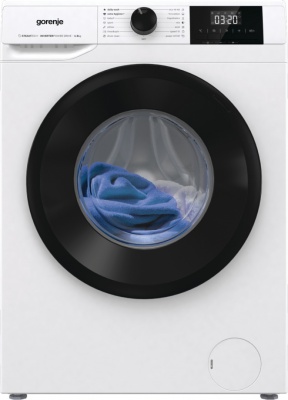 Gorenje Washing Machine | W3NGPI62SBS | Energy efficiency class B | Front loading | Washing capacity 6 kg | 1200 RPM | Depth 47 cm | Width 60 cm | LCD | Steam function