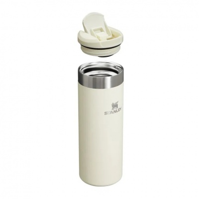 Thermos mug STANLEY AEROLIGHT, white, 470 ml