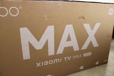 Xiaomi | TV | Max 2025 | 100 | Smart TV | Google TV | UHD | Grey | DAMAGED PACKAGING, USED, REFURBISHED, WORKS BAD ON 2.4 Ghz WIFI, WORKS GOOD ON  5 Ghz WIFI