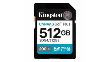 Kingston | Canvas Go! Plus | 512 GB | SD | Flash memory class Class 10, UHS-I, U3, V30