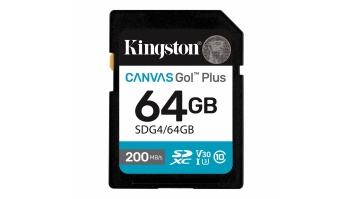 Kingston | Canvas Go! Plus | 64 GB | SD | Flash memory class Class 10, UHS-I, U3, V30
