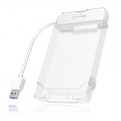 Raidsonic | ICY BOX | Adapter cable with protective a cover for 2.5" SATA hard disks to USB 3.0, blue Access LED | SATA | USB 3.0 | 2.5"