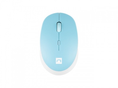 Natec | Mouse | Harrier 2 | Wireless | Bluetooth | White/Blue
