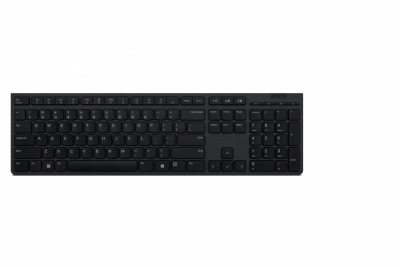 Lenovo | Professional Wireless Rechargeable Keyboard | 4Y41K04075 | Keyboard | Wireless | NORD | Grey | Scissors switch keys