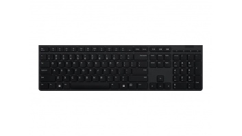 Lenovo | Professional Wireless Rechargeable Keyboard | Keyboard | Wireless | Estonian | Grey | Scissors switch keys