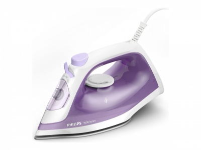 Philips | DST1020/30 | Steam Iron | 1800 W | Water tank capacity 250 ml | Continuous steam 20 g/min | Steam boost performance 90 g/min | Purple