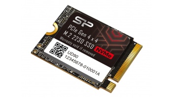 Silicon Power SSD | UD90 2230 | 1000 GB | Solid-state drive interface PCIe Gen 4x4 | Read speed 4900 MB/s | Write speed 3200 MB/s