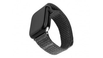 Fixed | Sporty Strap for Apple Watch 38/40/41mm | 160-210 mm | Dark gray | Nylon