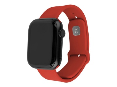 Fixed | Sporty Strap Set for Apple Watch 38/40/41 mm | 160-225 mm | Red | Silicone