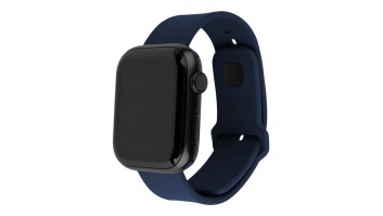 Fixed | Sporty Strap Set for Apple Watch 42/44/45 mm | 170-235 mm | Blue | Silicone