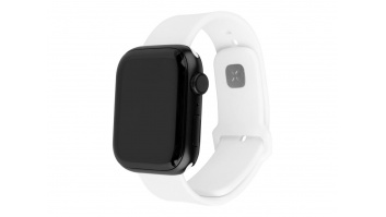 Fixed | Sporty Strap Set for Apple Watch 42/44/45 mm | 170-235 mm | White | Silicone