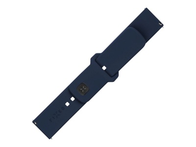 Fixed | Sporty Strap Set with Quick Release 20mm for Smartwatch | 160-235 mm | Blue | Silicone