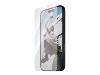 PanzerGlass Screen protector | Apple | iPhone 16 | Glass | Transparent | Ultra-Wide Fit