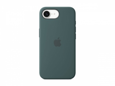 Apple iPhone 16e Silicone Case – Lake Green | Apple