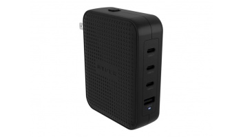 Hyper HyperJuice 145W USB-C GaN Travel Charger with 4 Ports - Black