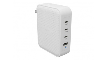 Hyper HyperJuice 145W USB-C GaN Travel Charger with 4 Ports - White