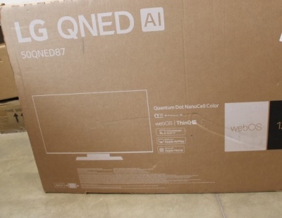 LG | QNED TV | 50QNED87T3B | 50 | Smart TV | webOS 24 | 4K UHD | Black | USED