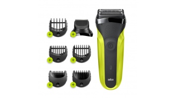 Braun | Shaver | 300BT Shave&Style | Operating time (max) 30 min | Black/Green