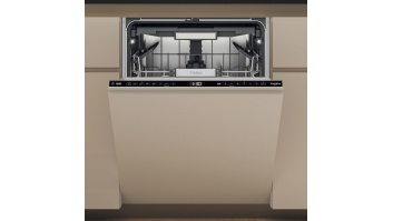 Whirlpool Dishwasher | W7I HF60 TU | Built-in | Width 59.8 cm | Number of place settings 15 | Number of programs 8 | Energy efficiency class A | Black