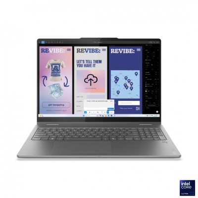 Lenovo Yoga 7 2-in-1 16ILL10 | Luna Grey | 16 " | OLED | Touchscreen | WQXGA+ | 2880 x 1800 pixels | Glossy | Intel Core Ultra 7 | 256V | 16 GB | Soldered LPDDR5x | Solid-state drive capacity 1000 GB | Intel Arc Graphics | Windows 11 Home | 802.11be | Blu
