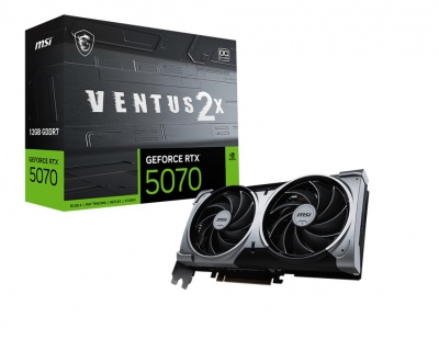 MSI GeForce RTX 5070 12G VENTUS 2X OC | NVIDIA | 12 GB | GeForce RTX 5070 | GDDR7 | HDMI ports quantity 1 | PCI Express Gen 5