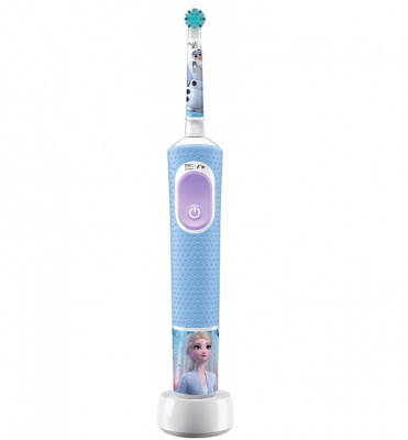 Oral-B | Electric Toothbrush | Vitality PRO Kids Frozen | Rechargeable | For kids | Number of brush heads included 1 | Number of teeth brushing modes 2 | Blue