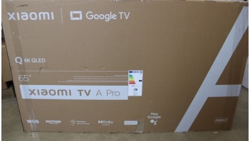 Xiaomi | QLED TV A Pro 2025 | 65'' | Smart TV | Google TV | 4K UHD | Black | DAMAGED PACKAGING