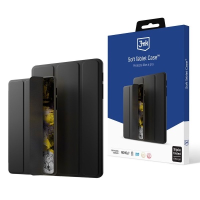 3MK Soft Tablet Case Sam Tab S9 FE+ black/black