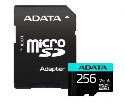 ADATA | Premier Pro | UHS-I U3 | 256 GB | micro SDXC | Flash memory class 10 | with Adapter