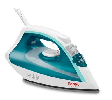 TEFAL | Steam Iron | FV1710 | Steam Iron | 1800 W | Water tank capacity 200 ml | Continuous steam 24 g/min | Steam boost performance 80 g/min | White/Green