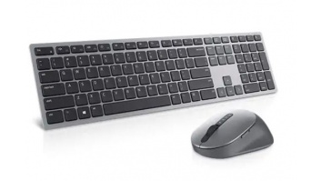 Dell | Premier Multi-Device Keyboard and Mouse | KM7321W | Keyboard and Mouse Set | Wireless | Batteries included | EE | Titan grey | Wireless connection