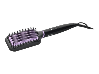 Philips | StyleCare Essential Heated straightening brush | BHH880/00 | Warranty 24 month(s) | Ceramic heating system | Temperature (min) 170 °C | Temperature (max) 200 °C | Number of heating levels 2 | Black