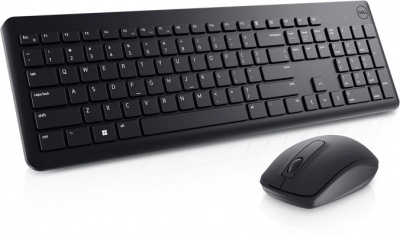 Dell | Keyboard and Mouse | KM3322W | Keyboard and Mouse Set | Wireless | Batteries included | Cyrillic | Black | Wireless connection