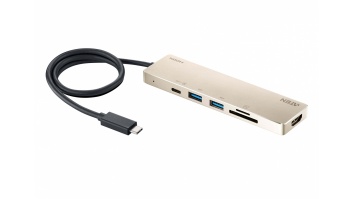 Aten UH3239 USB-C Multiport Mini Dock with Power Pass-Through | Aten | USB-C Multiport Mini Dock with Power Pass-Through | UH3239 | Dock