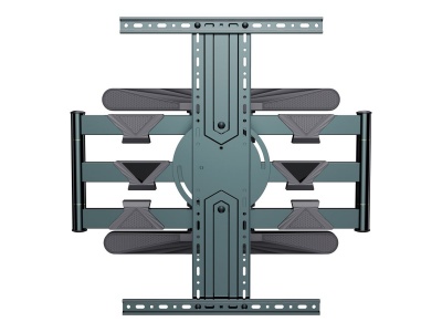 Gembird | Wall mount | WM-80STR-01 | Tilt, swivel, rotate | 40-80 " | Maximum weight (capacity) 50 kg | Black