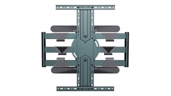 Gembird | Wall mount | WM-80STR-01 | Tilt, swivel, rotate | 40-80 " | Maximum weight (capacity) 50 kg | Black
