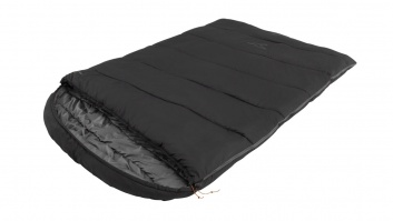 Easy Camp Raven Square Double 5°C | Sleeping Bag | 220 x 150 cm | -9 to 10 °C | Two-way open-end, L-shaped, autolock