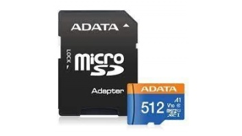 MEMORY MICRO SDXC 512GB W/AD./AUSDX512GUICL10A1-RA1 ADATA