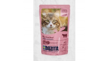 Bozita Beef Sauce, 85g - bezgraudu gaļas gabaliņi ar liellopu mērcē