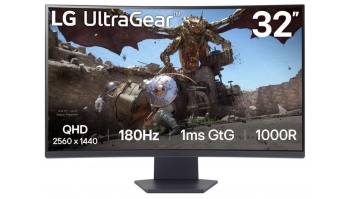 LCD Monitor|LG|32GS60QC-B|32"|Gaming/Curved|Panel VA|2560x1440|16:9|180 Hz|Matte|1 ms|Tilt|32GS60QC-B