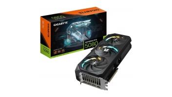Graphics Card|GIGABYTE|NVIDIA GeForce RTX 5080|16 GB|GDDR7|256 bit|PCIE 5.0 16x|GPU 2617 MHz|Triple slot Fansink|1xHDMI|3xDisplayPort|GV-N5080GAMINGOC-16GD