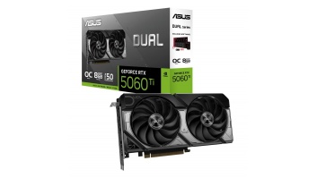Graphics Card|ASUS|NVIDIA GeForce RTX 5060 Ti|8 GB|GDDR7|128 bit|PCIE 5.0 16x|Dual Slot Fansink|1xHDMI|3xDisplayPort|DUAL-RTX5060TI-O8G
