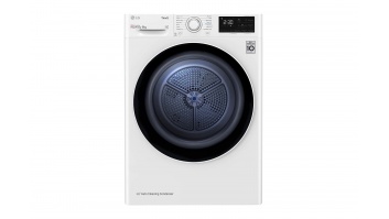 LG | Dryer Machine | RH80V3AV6N | Energy efficiency class A++ | Front loading | 8 kg | LED | Depth 69 cm | Wi-Fi | White