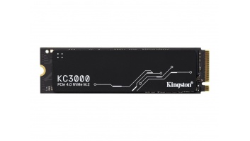 Kingston | SSD | KC3000 | 4096 GB | SSD form factor M.2 2280 | Solid-state drive interface PCIe NVMe Gen 4.0 x 4 | Read speed 7000 MB/s | Write speed 7000 MB/s