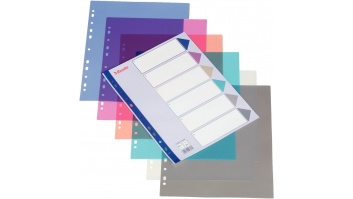 Sourcing | Divider, PP, A4+, 6pcs | 20647
